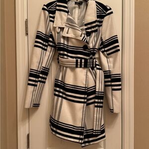 A. Byer Elegant Black and White Jacket